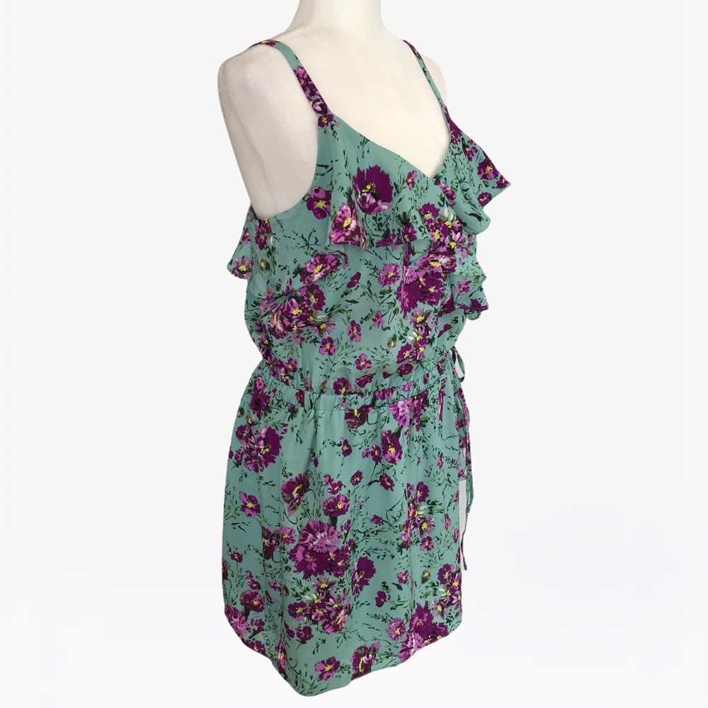 Sugarlips Ruffle Floral Print Women’s Mini Dress - M/L - Picture 4 of 16
